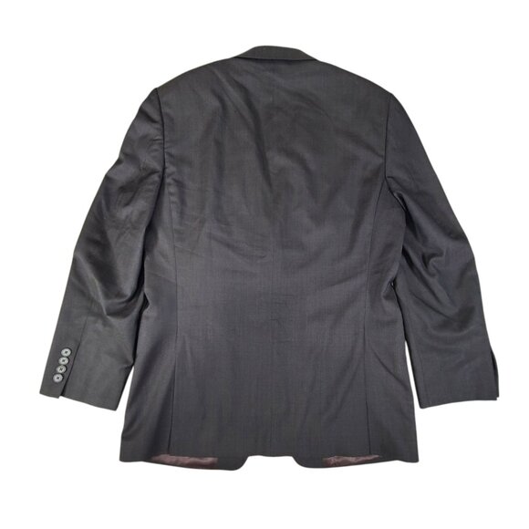 Calvin Klein Blazer Mens 38 Regular Single Breasted Lined Green/Gray Color Wool - Picture 2 of 11